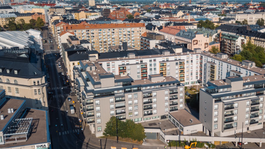 Ilmakuva Helsingin Meri-Kampista.