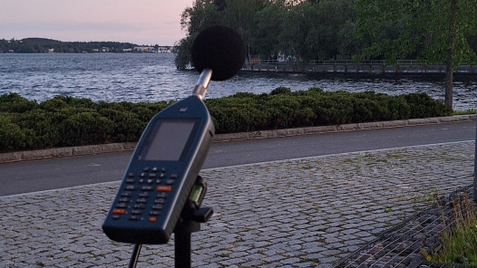 Melumittausta kaupunkiympäristössä.