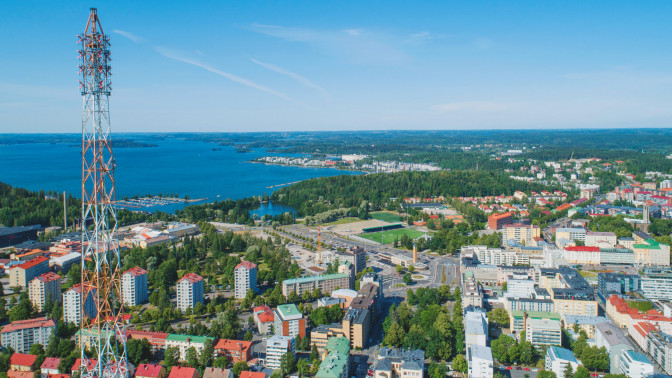 Ympäristöpääkaupunki Lahti ilmakuva