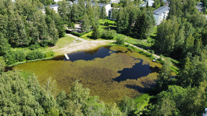 Hollolan kunnan Salpakankaan vesistö.