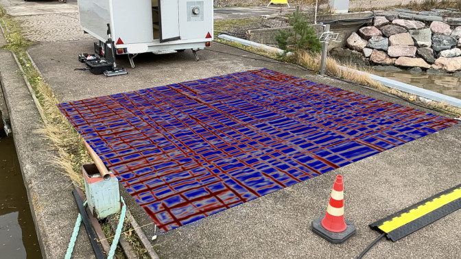 Kipparlahden laiturin betonirakenteiden NDT-tutkimus.