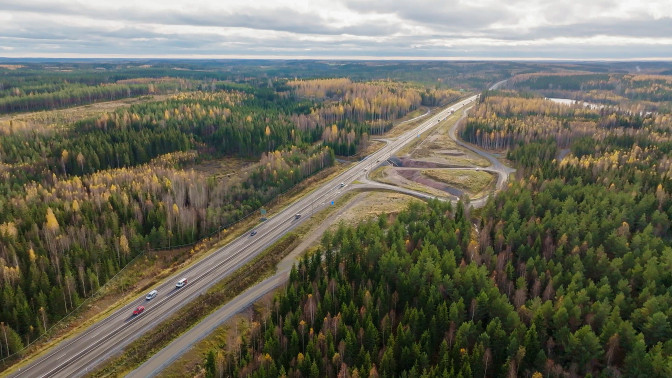 Väyläviraston ilmakuva vt5 Huru-Hietanen.