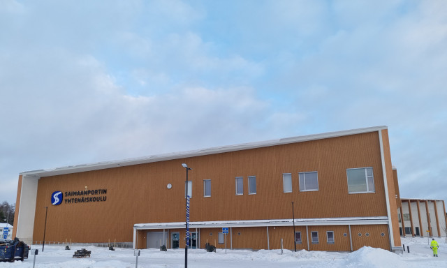 Mikkelin Saimaanportin uusi yhtenäiskoulu.