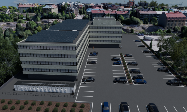 Innovestorin energiavarastointihankkeen havainnointikuva.
