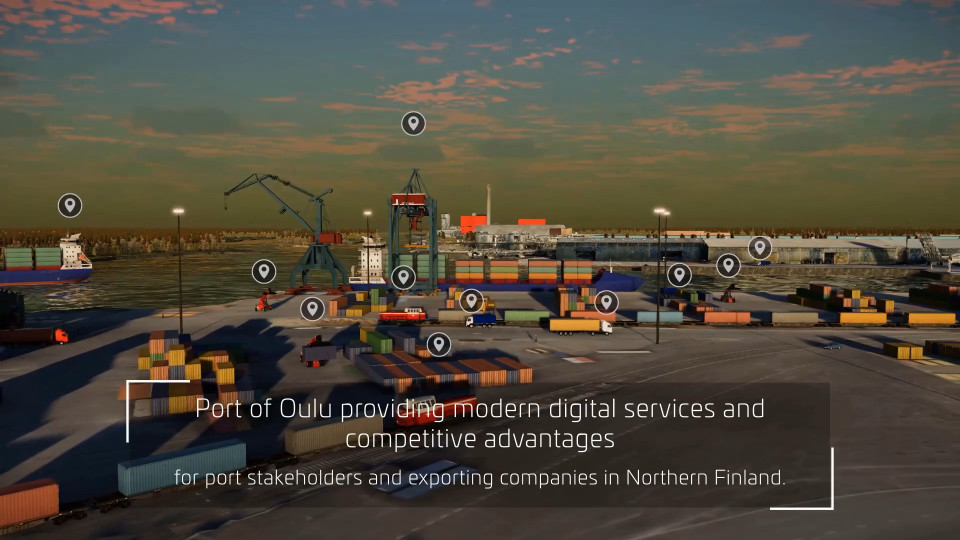 Digital twin of the Port of Oulu