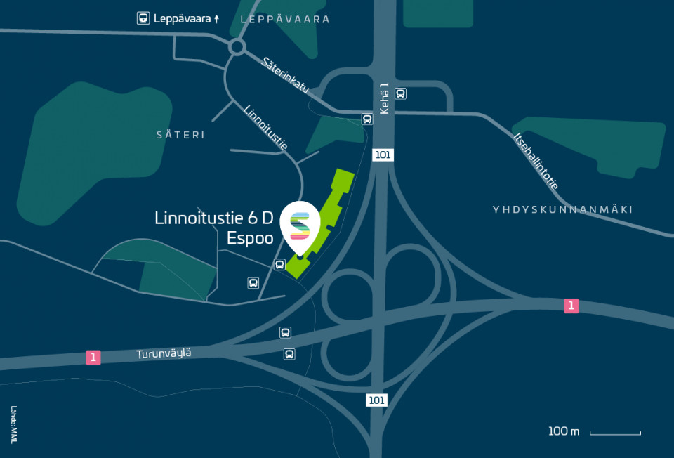 Espoossa sijaitsee Sitowisen pääkonttori