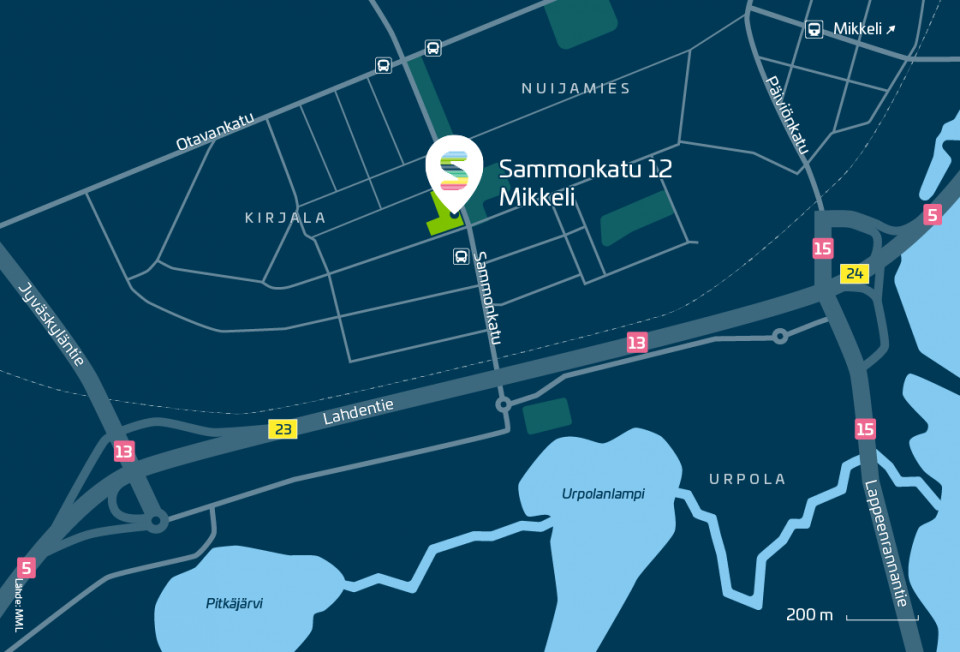 Sitowisen Mikkelin toimisto sijaitsee osoitteessa Sammonkatu 12