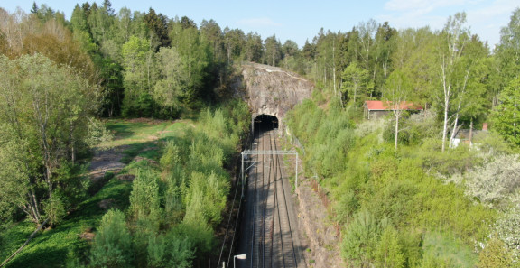 Espoo-Salo radan tunneli.