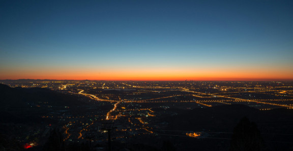 City of Borås in evening light.