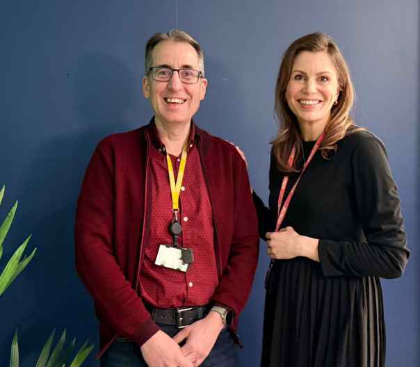 Sitowise's Jannis Mikkola and Anna Wäck.