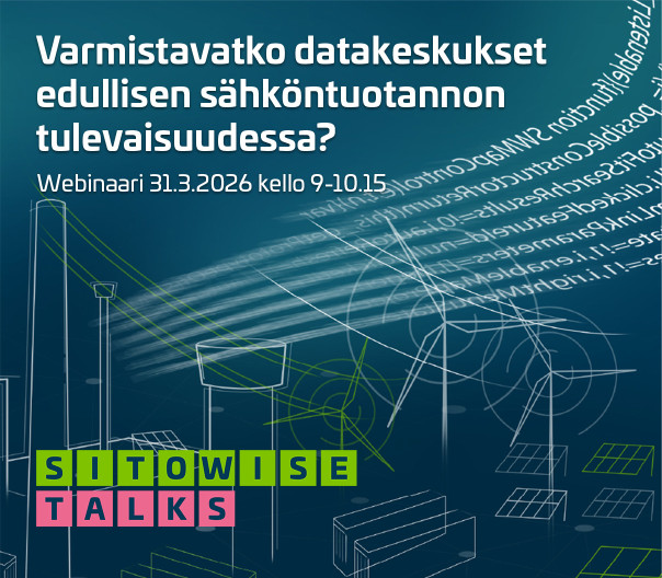 Mainoskuva Sitowise Talks tapahtumasta.