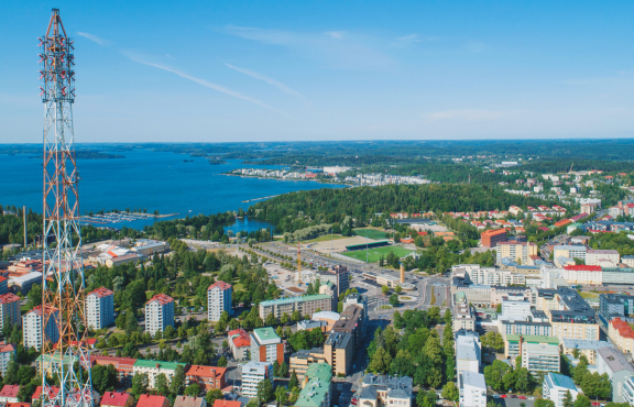 Ympäristöpääkaupunki Lahti ilmakuva