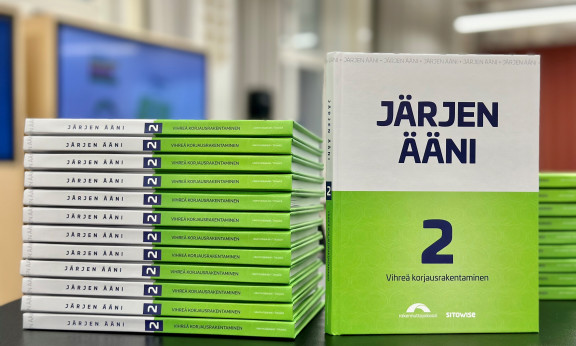 Sitowisen ja Rakennuttajakaaren julkaisema Järjen ääni -opas.