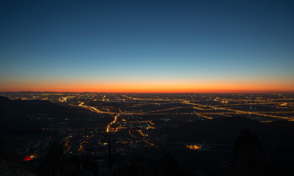 City of Borås in evening light.